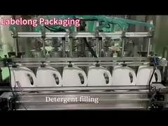 Máquina de enchimento de garrafas linear personalizável de alta capacidade de fácil manutenção