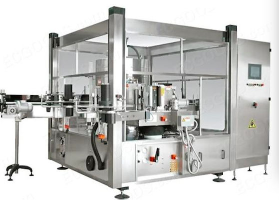 304SUS OPP Roll Hot Melt Automatic Bottle Labeling Machine